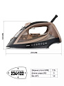Утюг Polaris PIR 2605AK 3m - фото превью №3