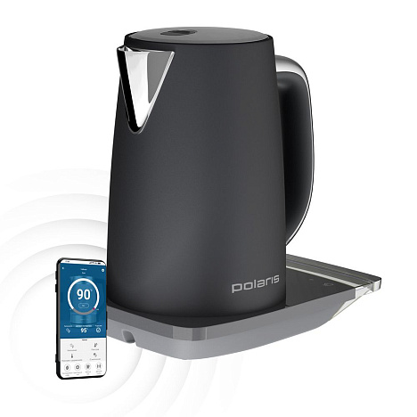 Чайник Polaris PWK 1755CAD WIFI IQ Home Grey - фото №2