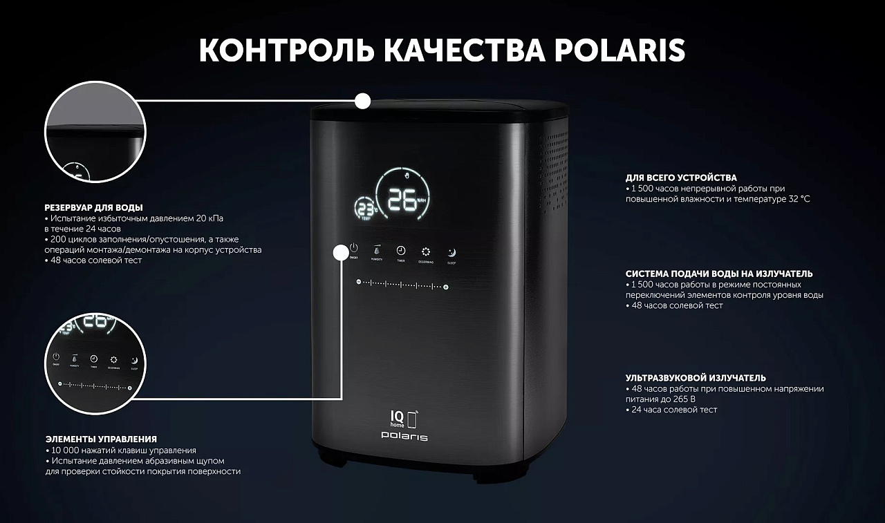 Увлажнитель воздуха PUH 0205 Wi-Fi IQ Home - rich_content №8