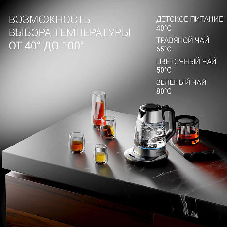 Чайник PWK 1775CGLD WIFI IQ Home - фото №6