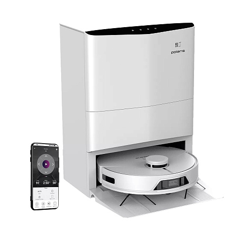 Робот-пылесос Polaris PVCRAC 7750 WIFI IQ Home - фото №7