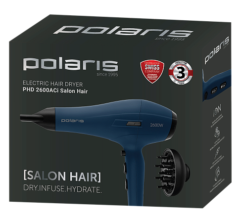 Фен Polaris PHD 2600AСi Salon Hair - фото №5