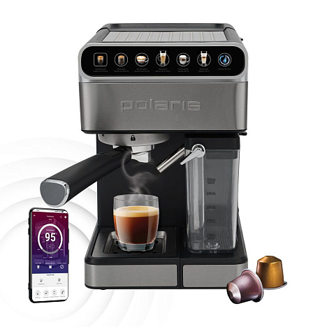 Кофеварка Polaris PCM 1540 WI-FI IQ Home - фото №0