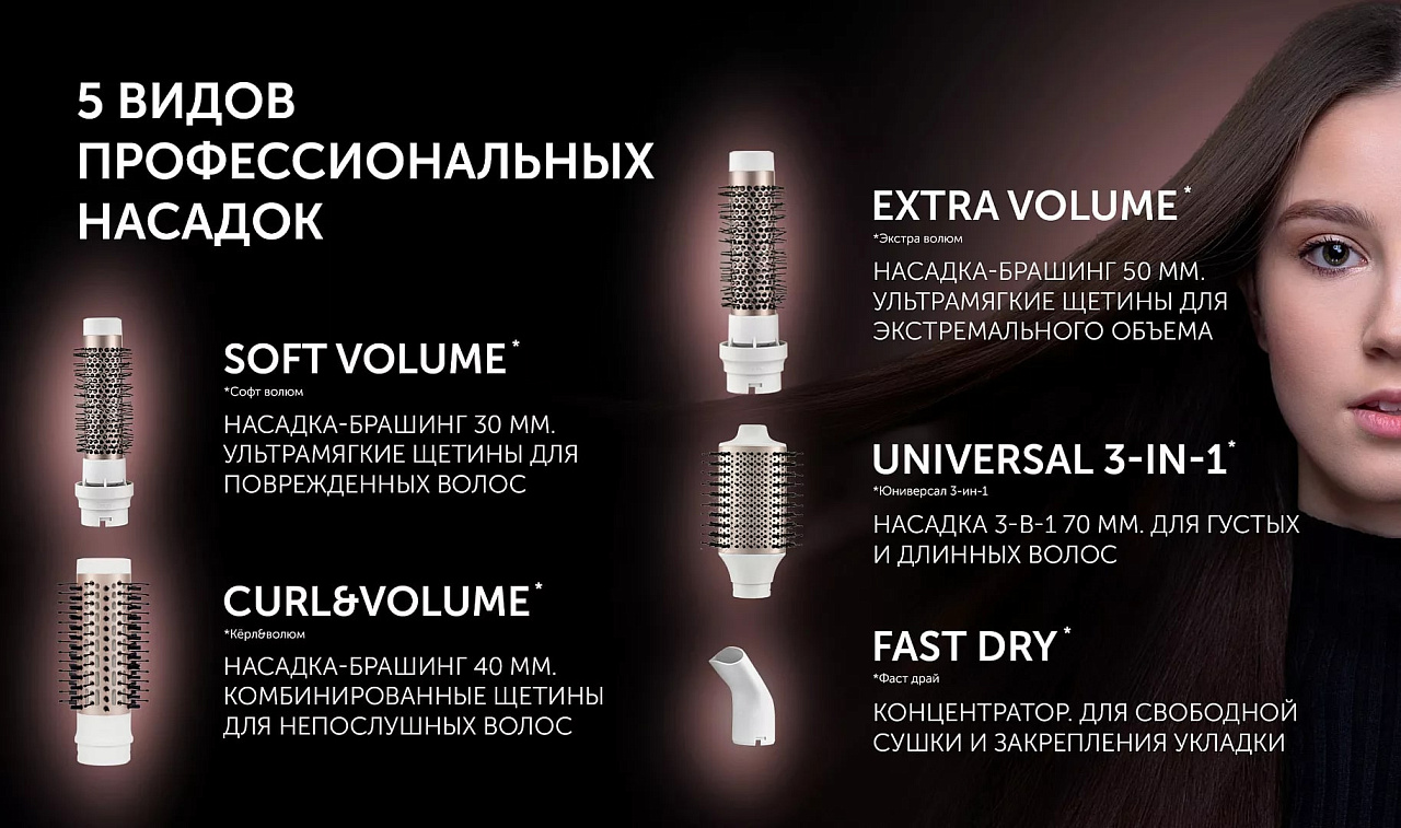 Фен-расческа Polaris PHSB 1214Mi Infra Fusion - rich_content №8