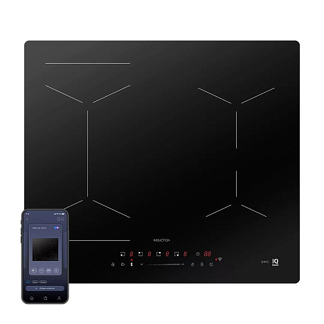 Индукционная варочная панель PBHI6431FB Wi-Fi IQ Home - фото №0